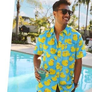 Tipsy elves men’s medium rubber duck shirt euc great for cruise